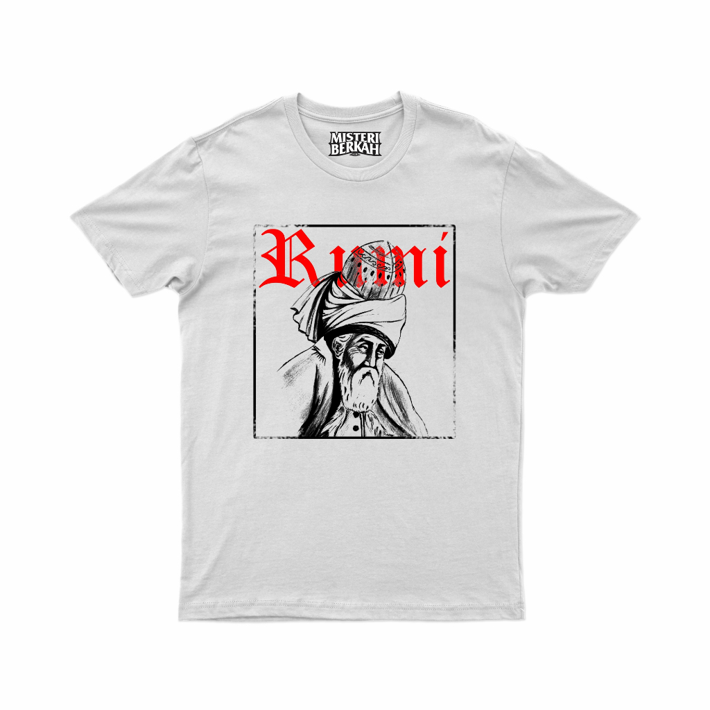 MISTERI BERKAH - KAOS ISLAMI - TSHIRT ISLAMI - JALALUDIN RUMI