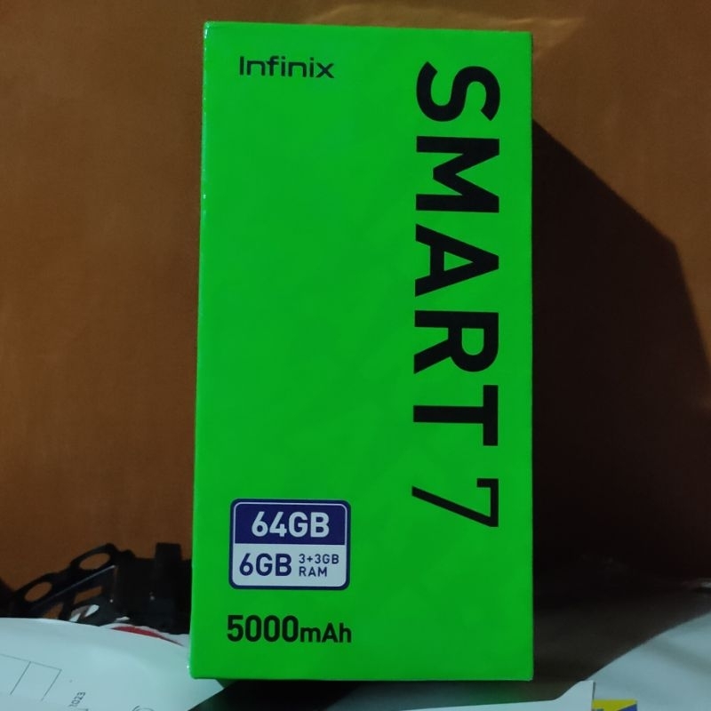 Infinix Smart 7 ram 3/64 Gb dan 4/64 Gb Garansi Resmi No repack