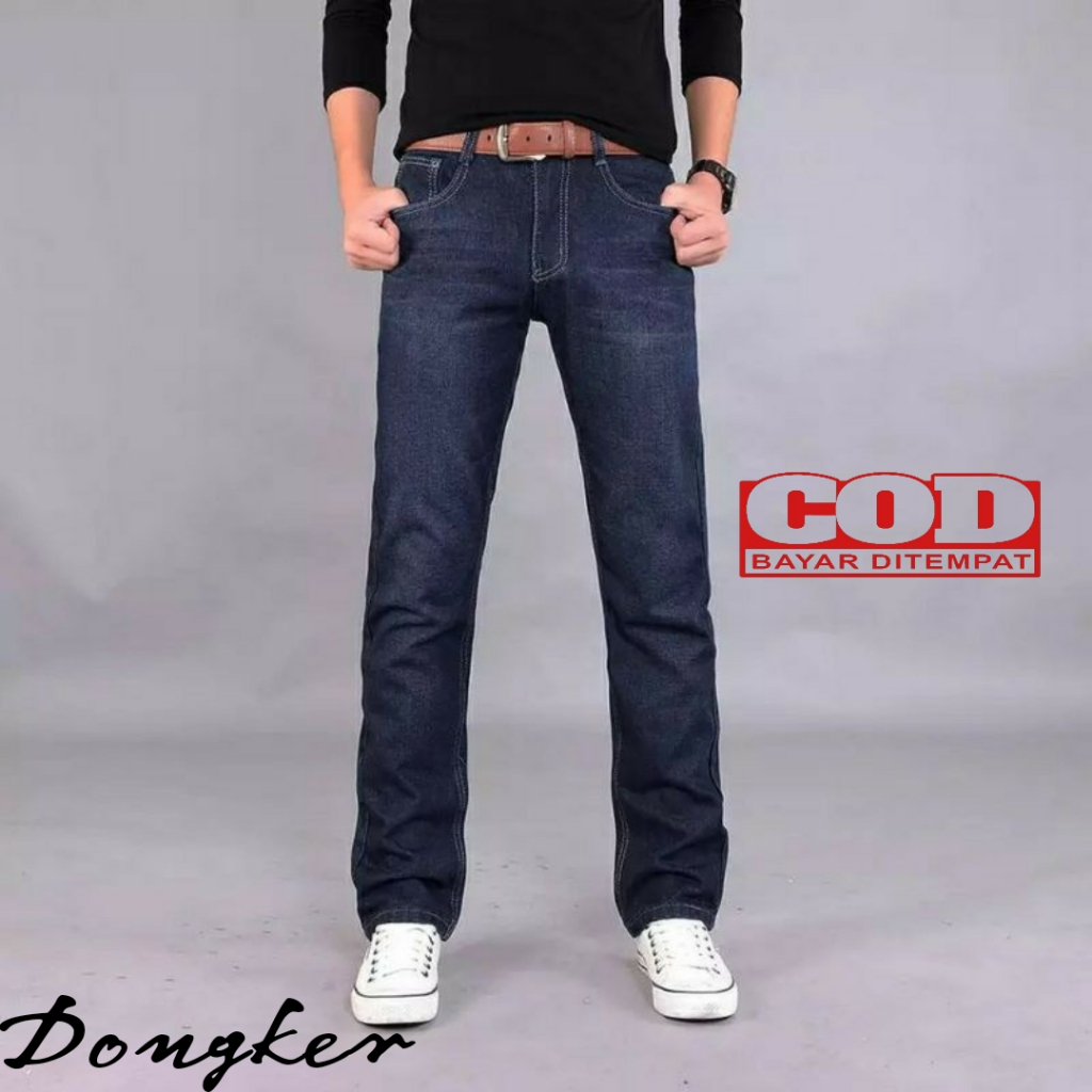 Celana Jeans || Celana Jeans Pria|| Celana Jeans Laki Laki|| Celana Jeans Pria Kekinian|| Celana Jeans Kulot|| Celana Jeans Pria Reguler Fit Ukuran Standart 28-38 Birumuda Biru Garment Hitam|| Celana Panjang Jeans Pria|| Celana Panjang Jeans Laki Laki||