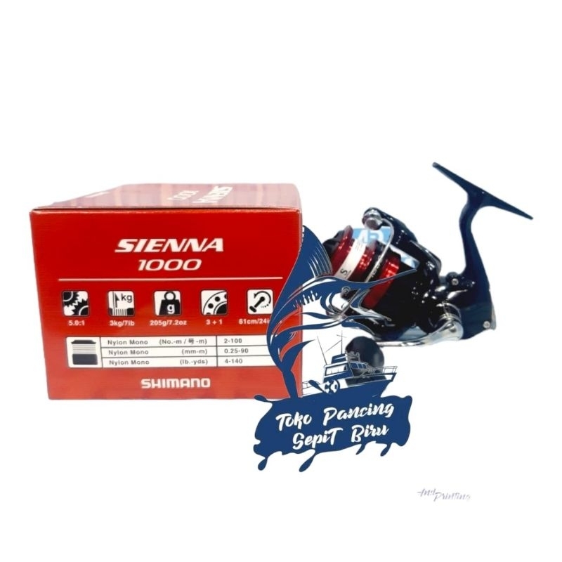 Reel Spinning SHIMANO SIENNA 1000FG NEW 2019
