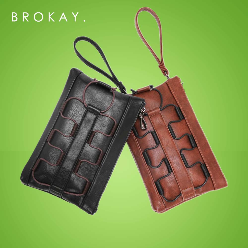 Tas tangan pria wanita - handbag kulit - clucth kulit pria - Dompet besar  Tali