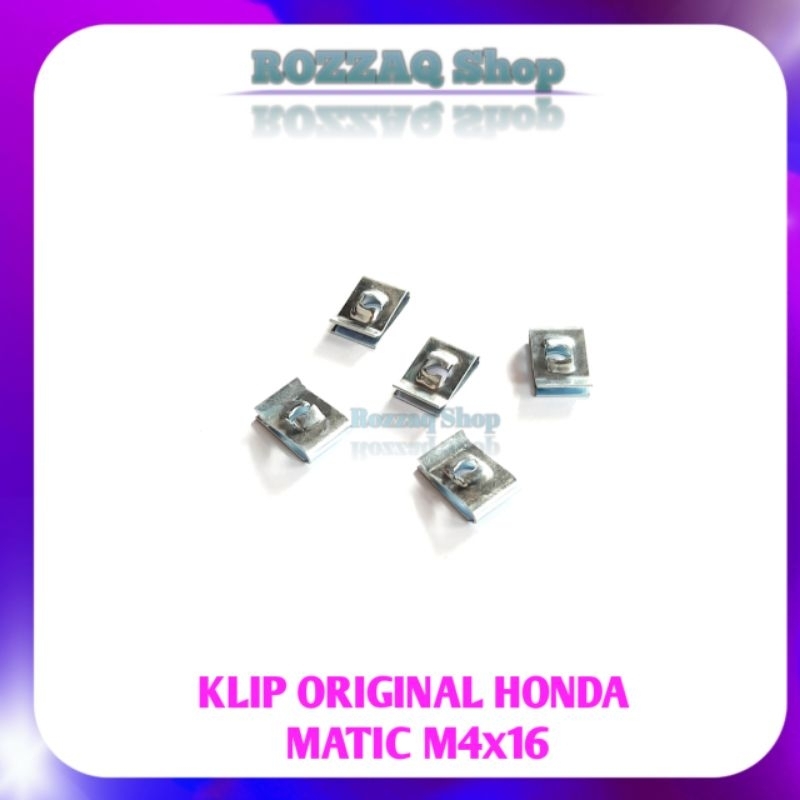 20 PCS BAUT KLIP HONDA SILVER 4x16 BAUT KLIP BODY HONDA MATIC UKURAN 4×16 SKRUP KLIP HONDA MATIC BEAT VARIO SCOOPY