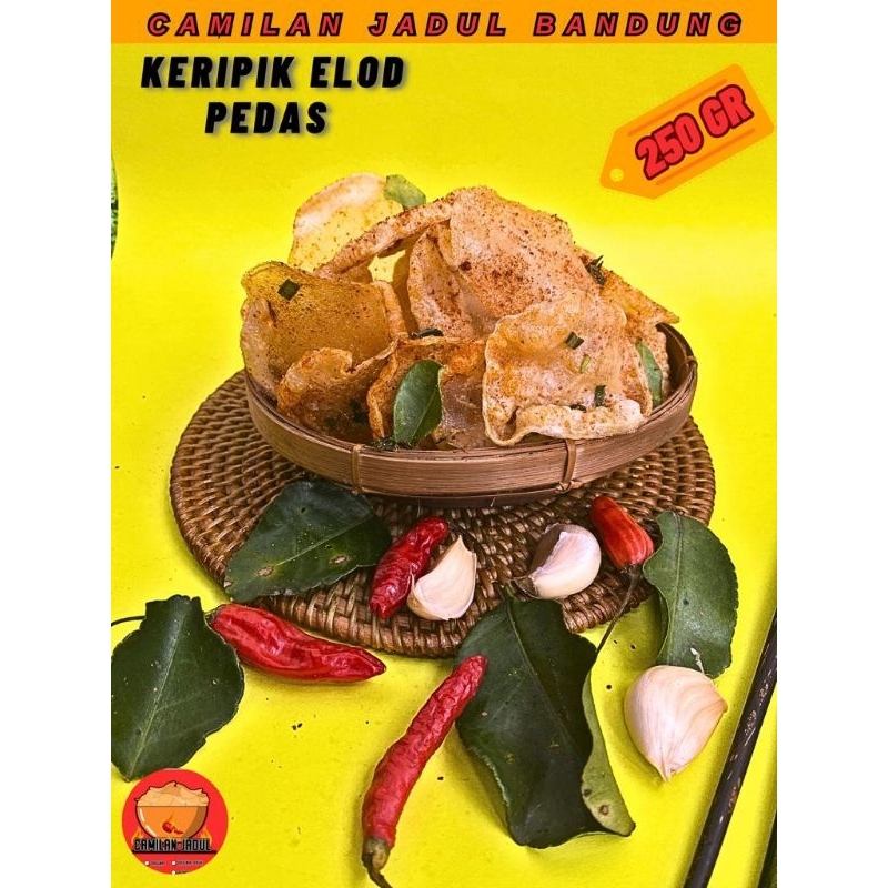 

keripik elod pedas 250 Gr