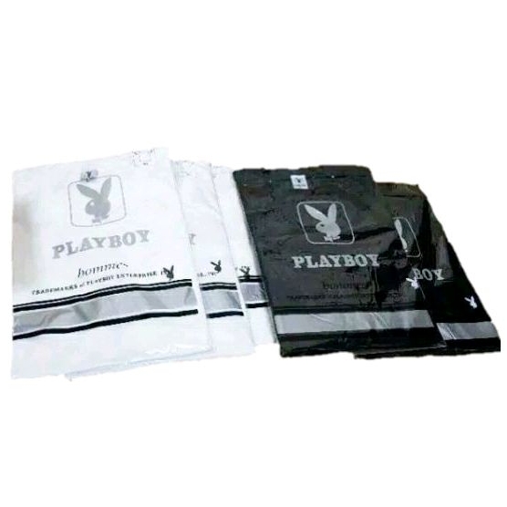 Kaos Oblong Playboy Kaos Dalam Pria Jumbo Big Size XXL XXXL Crew Neck