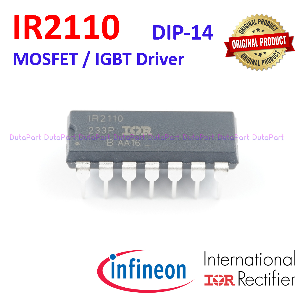 IR2110 ORIGINAL INFINEON IR 2110 IR2110PBF MOSFET IGBT Driver DIP-14