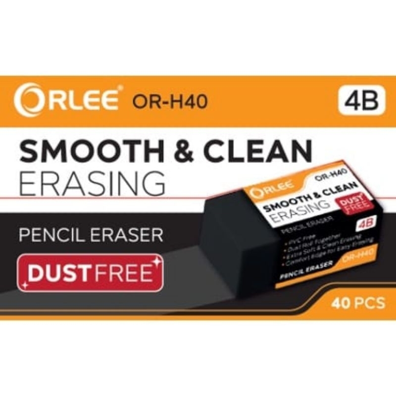 

Eraser / Stip / Penghapus merk Orlee warna Hitam Termurah dan Bersih (1 PCS)