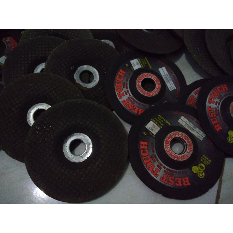 BATU GERINDA. RESIBON POLES BEST TOUCH, GERINDA POLES TIPIS, POLES SETAINLESS BEKAS PABRIK