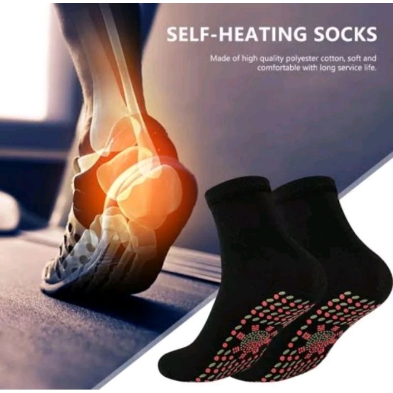 Kaos Kaki Terapi Magnetik Pemanas Foot Therapy Healing Anti Pegal