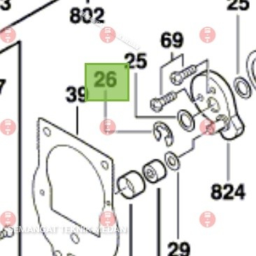 GST80PBE GST80PB LOCKING WASHER JIGSAW BOSCH GST 80 PBE PB 1619P00443