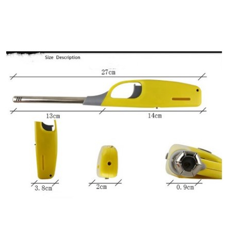 Korek Api Pistol Besar Bahan Besi Murah Alat Pemantik Kompor Gas Pematik Lighter Tembak