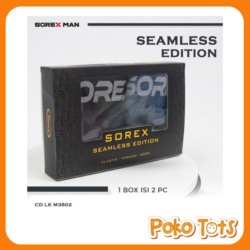 Sorex Man CD Seamless M3802 Celana Dalam Pria CD Boxer Cowo Celana Dalam Sport Boxer Seamless WHS