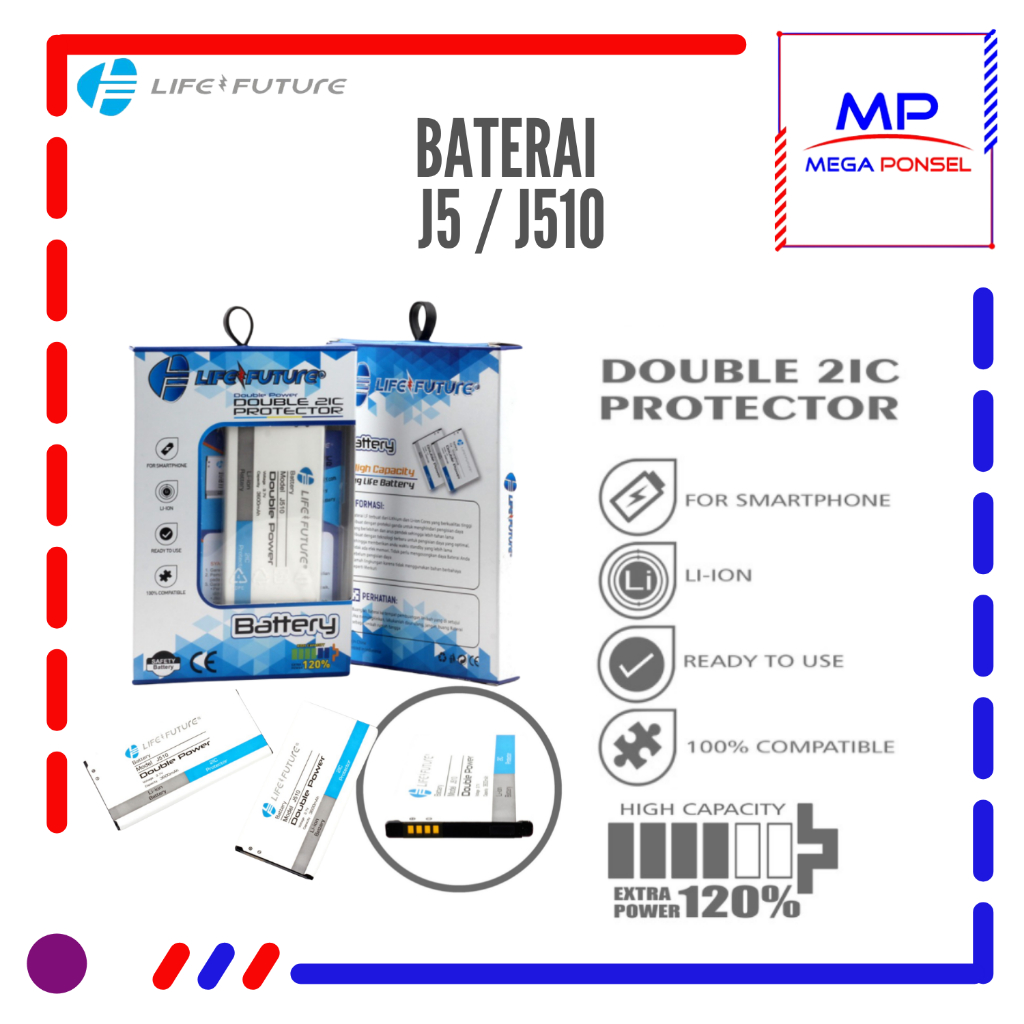 Baterai Samsung J5 J510 Life Future