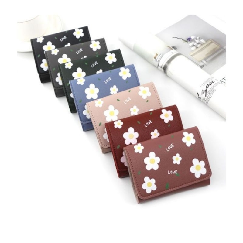 DOMPET WANITA KECIL LIPAT LUCU / DOMPET WANITA KECIL LIPAT MURAH / DOMPET WANITA LIPAT  TIPIS