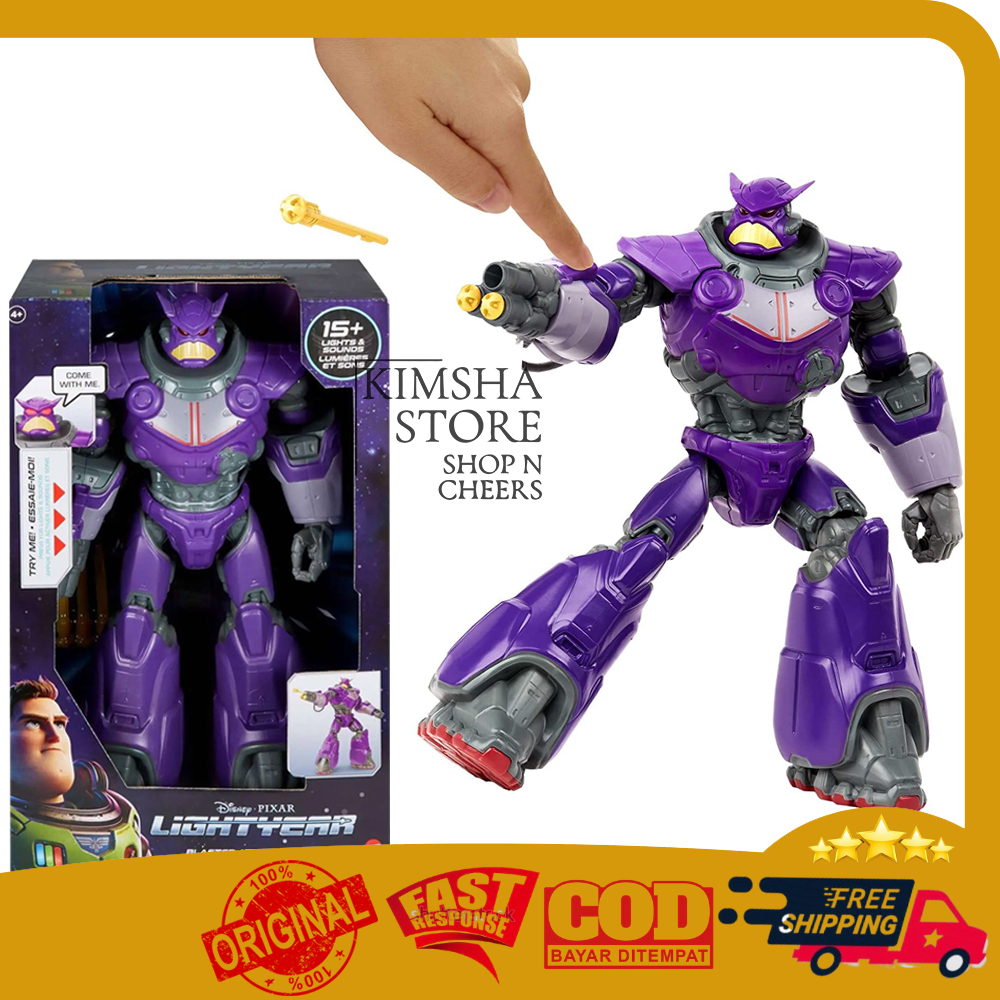 Blaster Attack Zurg Missiles Mainan Anak Robotan Kaisar Zurg Missile Robot Disney Pixar Lightyear Bu