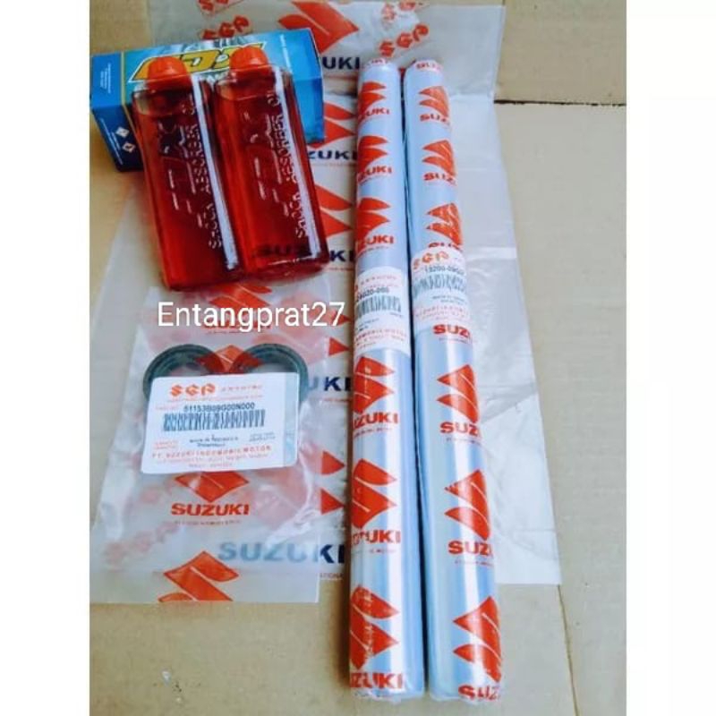 AS SHOCK DEPAN + SEAL SHOCK + OIL SHOCK SUZUKI SMASH LAMA/SMASH NEW/SHOGUN 110/SHOGUN 125 LAMA SGP