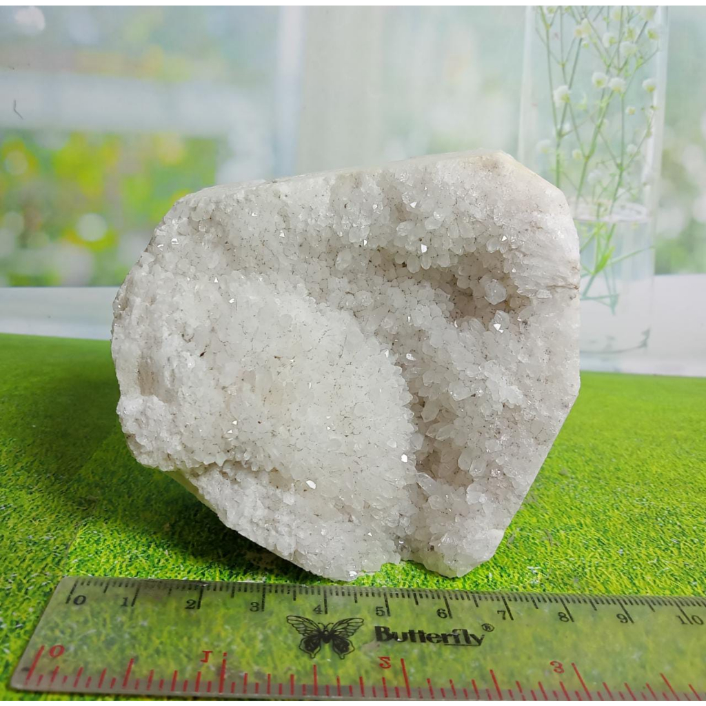 Natural Clear Quartz Druzy Cluster Sparkling blink blink Brazil (1)