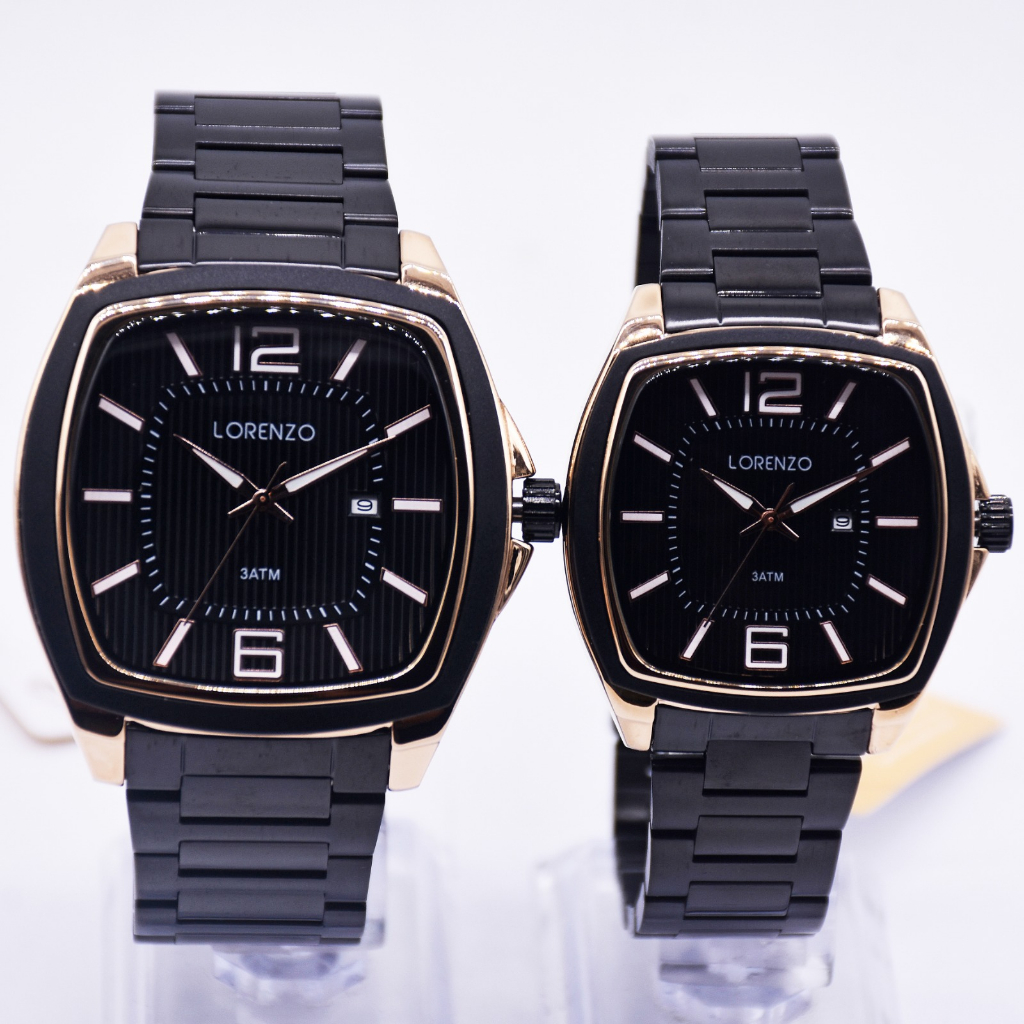 Jam Tangan Pria dan Wanita Lorenzo 5109 Original