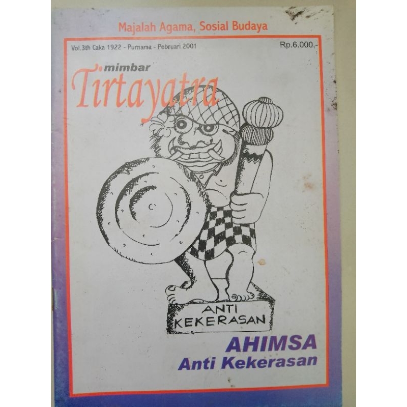 

Mimbar Tirtayatra vol 3 edisi Jan - Peb 2001