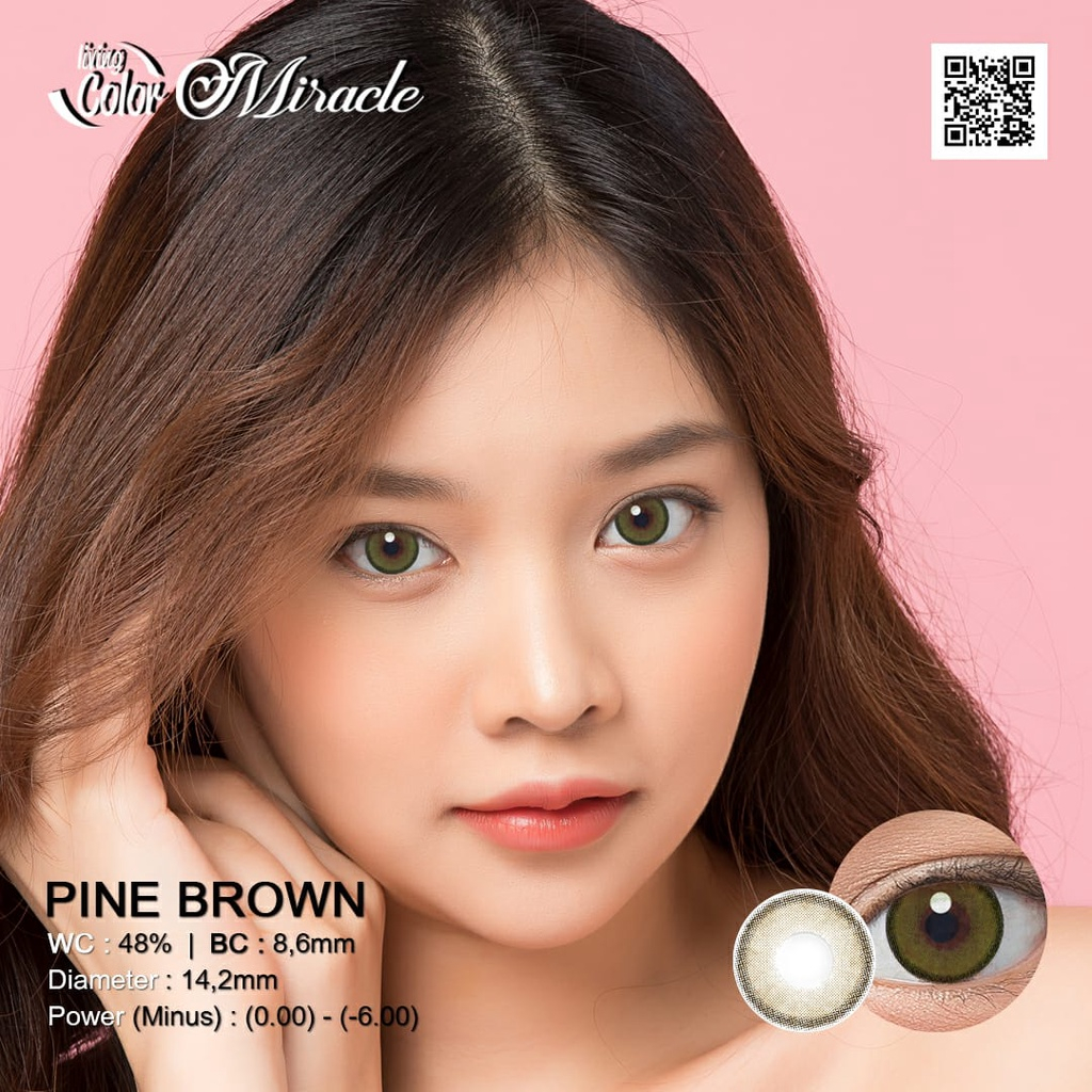 PAKET SOFTLENS LIVING COLOR MIRACLE 14.2MM + CAIRAN NICELOOK 60ML + PINSET + FREE LENCASE