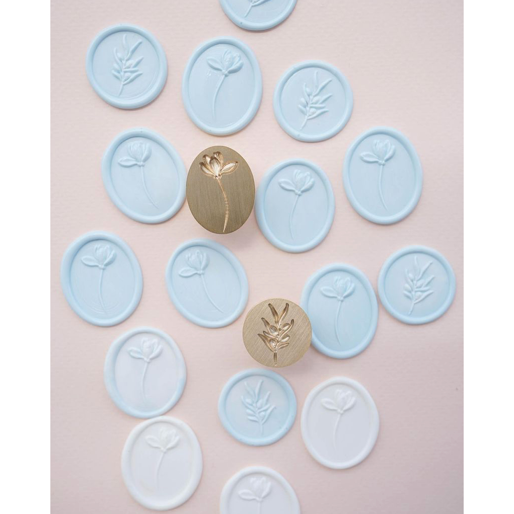 

(CLG) LEANOR (PALETTE) - 1 Pcs seal wax coin sticker siap pakai ready stock (Include double tape) / souvenir pernikahan / accesories / calligraphy / journaling / undangan / hampers