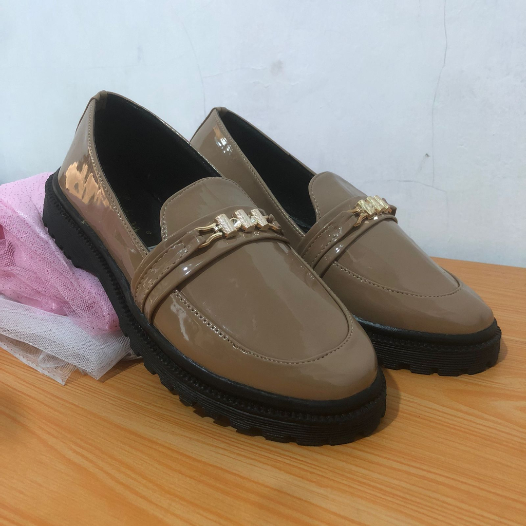 diata sepatu docmart fashion korea sepatu oxford wanita loafers