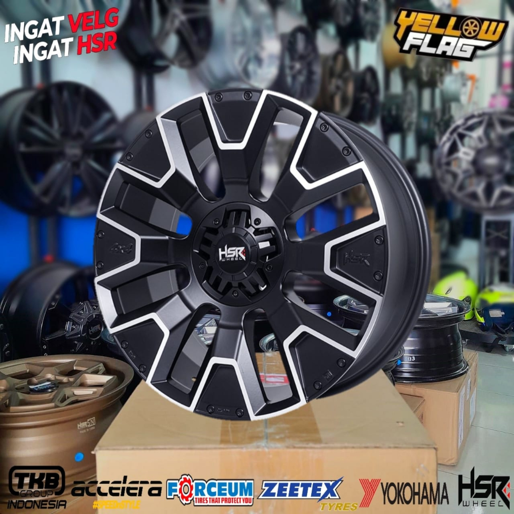 Velg Racing Mobil NAVARA Ring 20 HSR Dolasi velg pcd 6x114,3 Baru free ongir