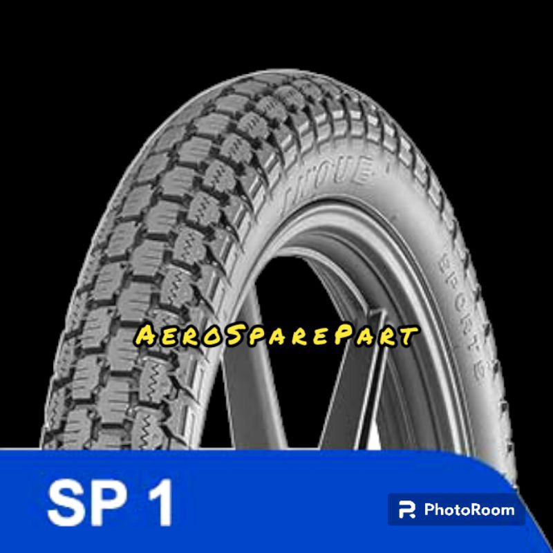 BAN LUAR IRC 275 X 17 / 275 - 17 / 275 RING 17 SP1 ( BATIK KOTAK )