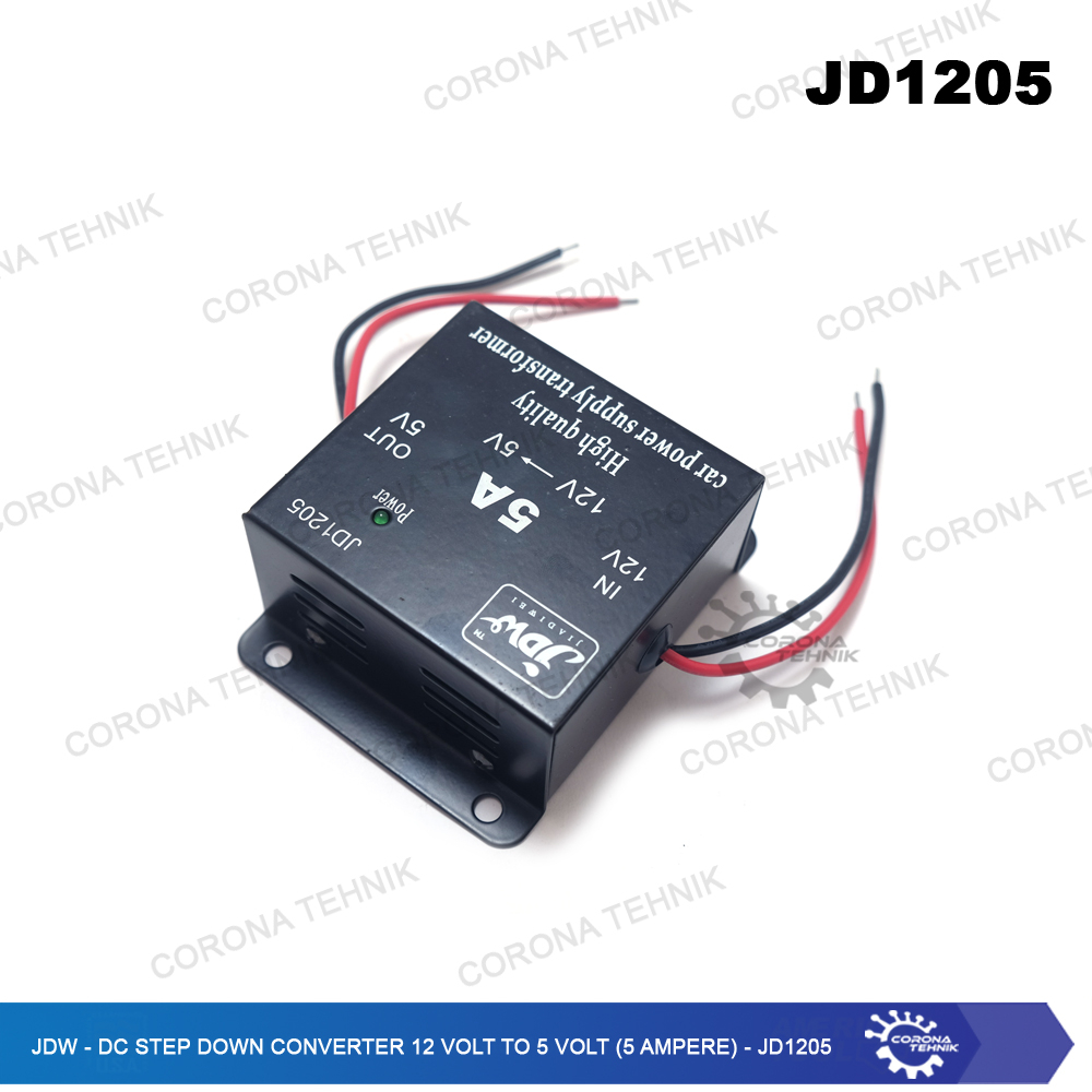 JD1205 - JDW - DC Step Down Converter 12 Volt To 5 Volt (5 Ampere)