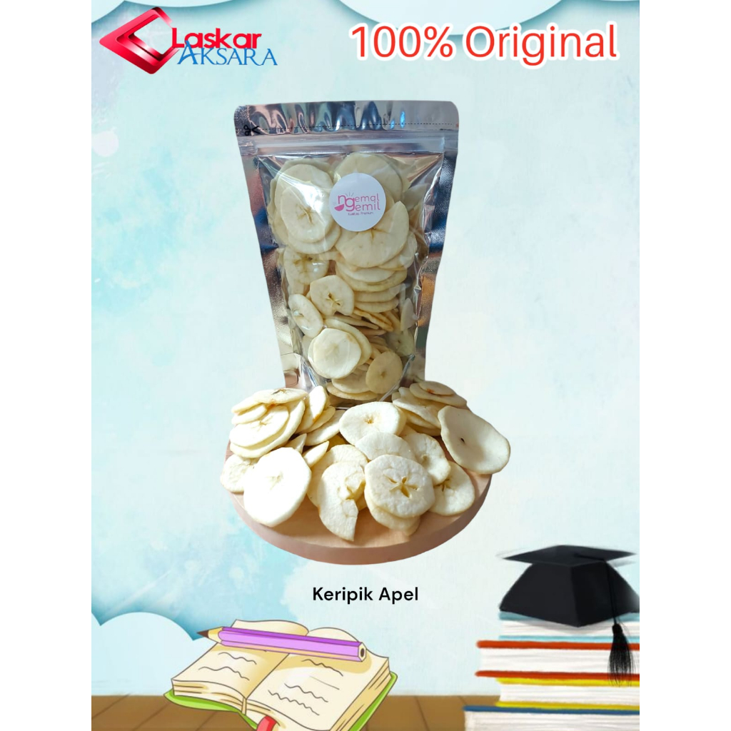 

Keripik Apel Kripik Buah Apple Chips / Premium