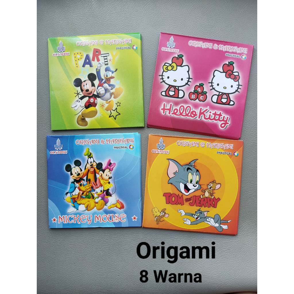 

Origami Paper Olympic Kertas Lipat 8 Warna Ukuran 15 x 15 Cm isi 40 Lembar Kertas Warna Kertas Origami Perlengkapan Sekolah Anak Stationery ATK Office Kantor