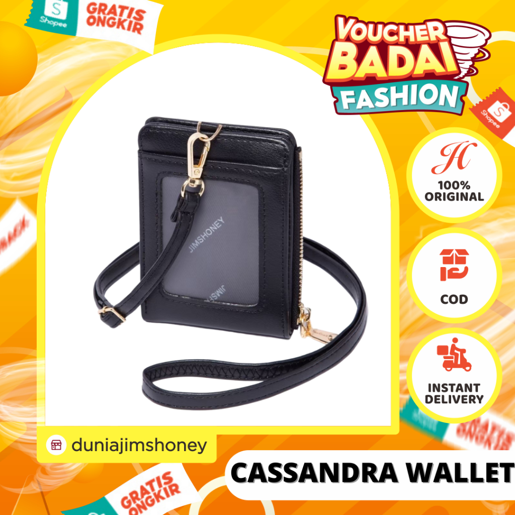 JIMS HONEY CASSANDRA WALLET DOMPET KARTU LIPAT CARD HOLDER WANITA ORI CANTIK