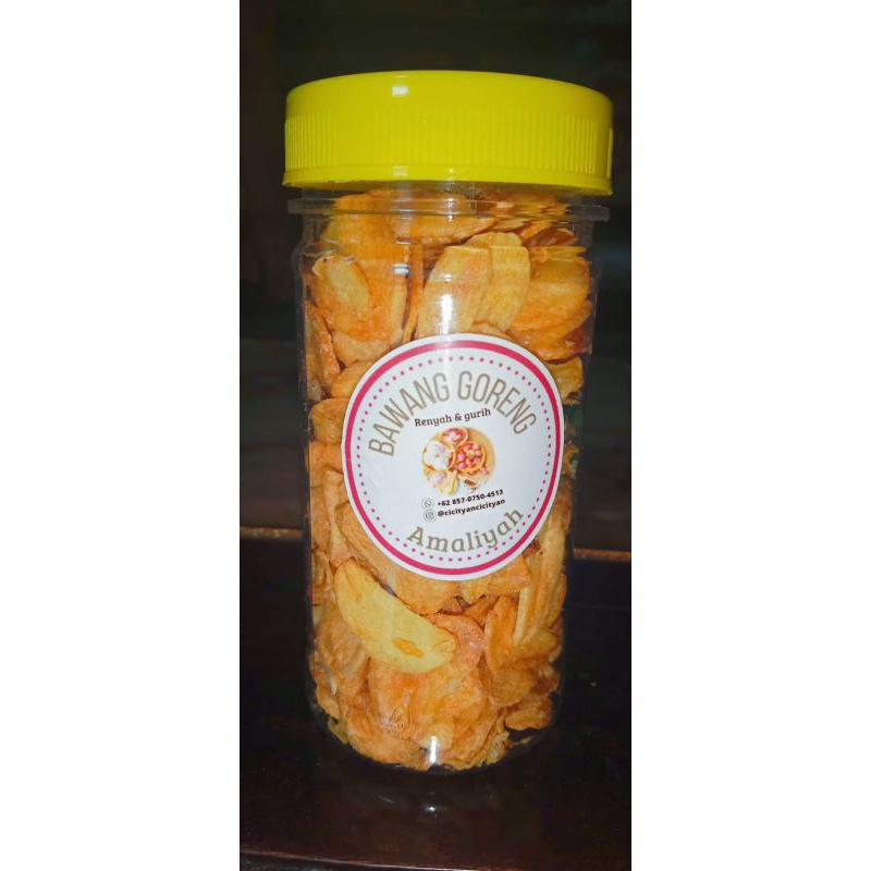 

BAWANG PUTIH GORENG RENYAH DAN GURIH BIKIN KETAGIHANI