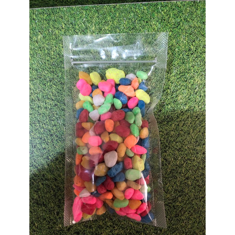 Batu Warna Warni/ Batu Taiwan Hiasan Aquascape Aquarium 300 gr