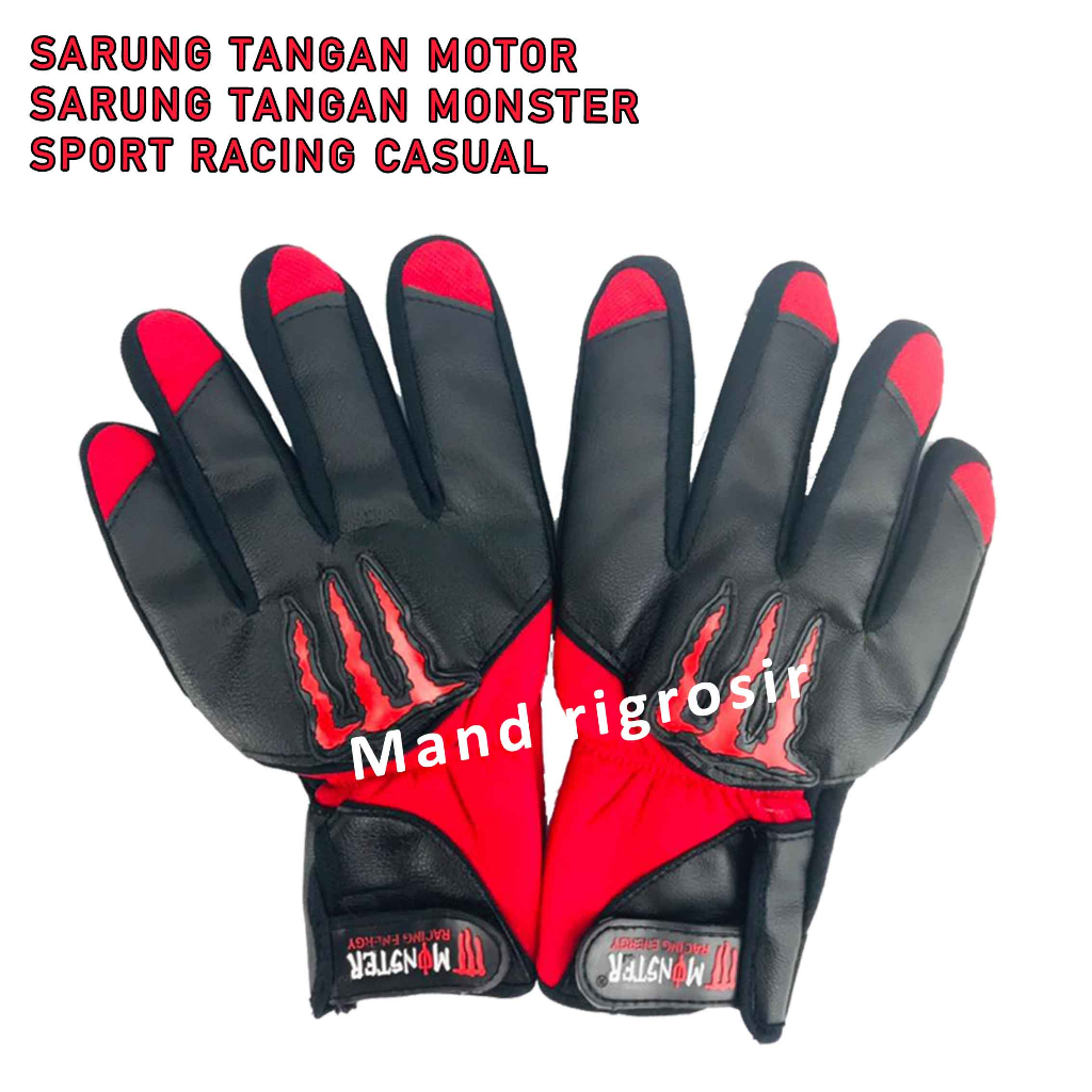 Sarung Tangan Motor * Sarung Tangan Monster * Sarung Tangan Sport Racing * Allsize