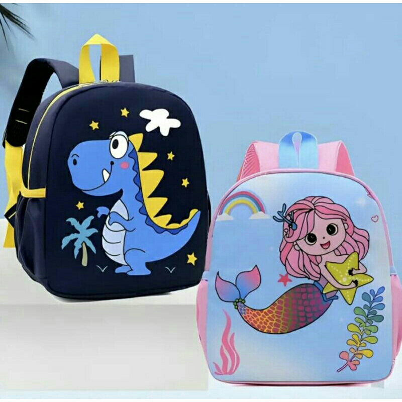 TAS RANSEL ANAK ANIMAL GAMBAR PRINTING