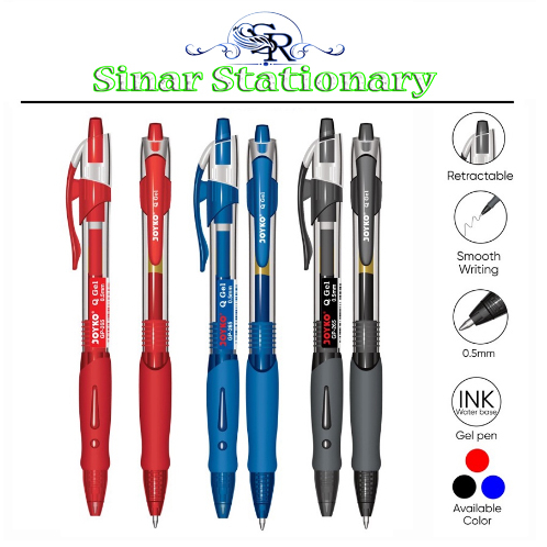 

Gel Pen / Pulpen / Pena Joyko GP-265 / Q Gel / 0.5 mm