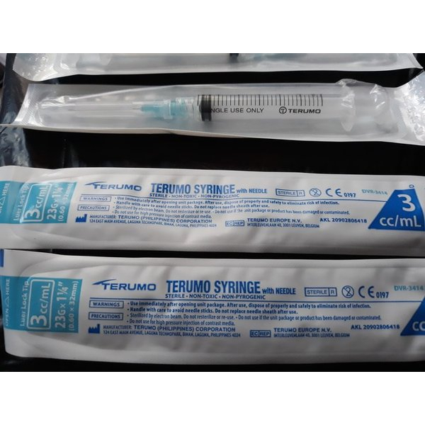 Terumo Spuit 3 cc / Terumo Spuit 3 ml / Disposable Syringe Terumo