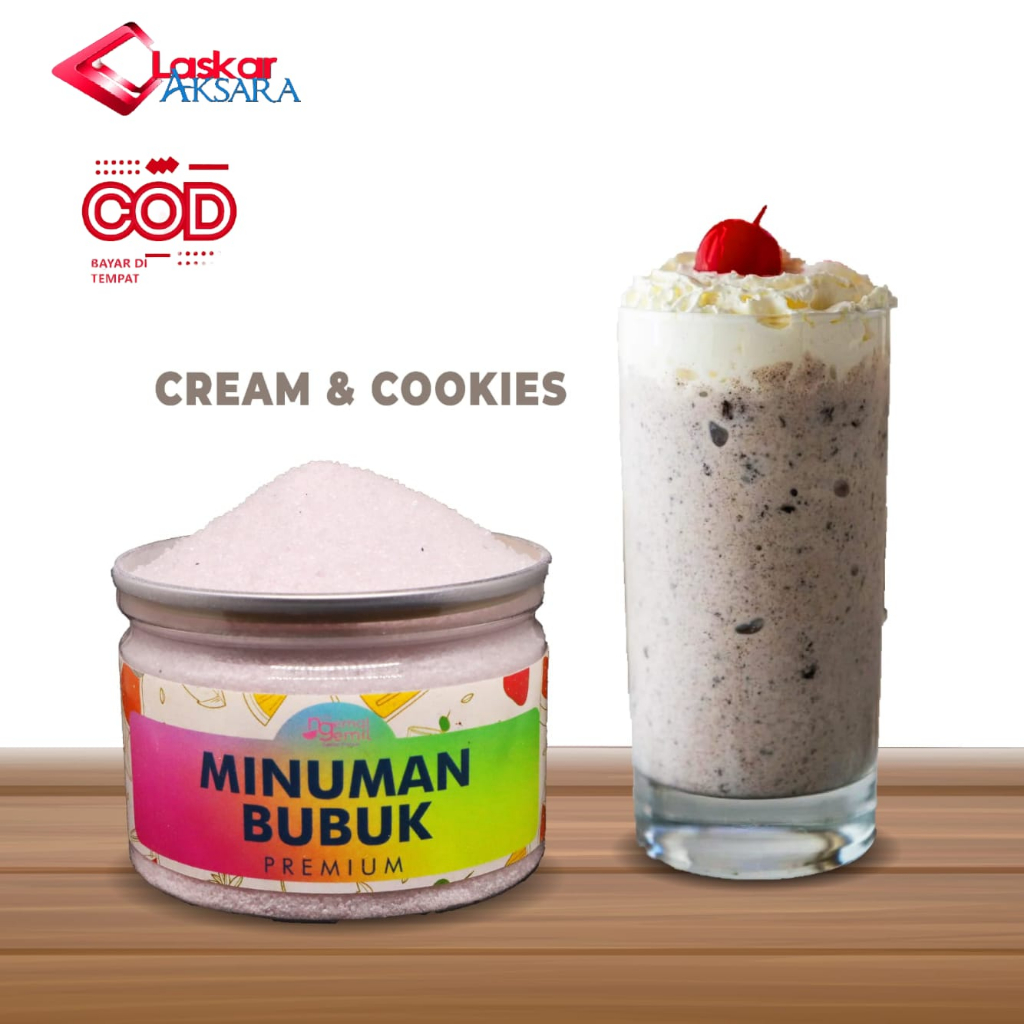

Can - Bubuk Minuman Cream & Cookies / Premium