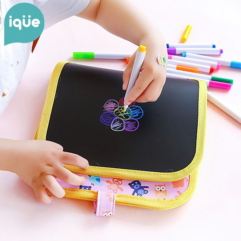 

IQUE Reusable Drawing Book Portable Buku Menggambar Mainan Edukasi Anak RB9