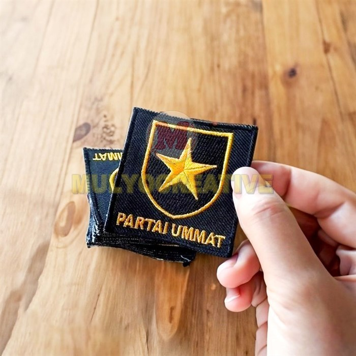 Partai UMMAT Emblem Patch Bordir Logo Baru Partai Ummat