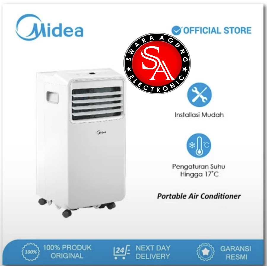 Ac Portable 0.5 PK Midea Type : MPHA-05CRN7 (Khusus Daerah Medan)
