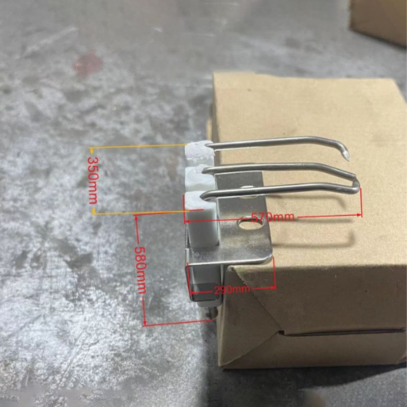 Busi Jarum Pemantik Pematik Elektroda Keramik Ceramic Gas LPG NG 3 Kaki Pin Lurus Kuku Infrared Mesin Bakery Baking