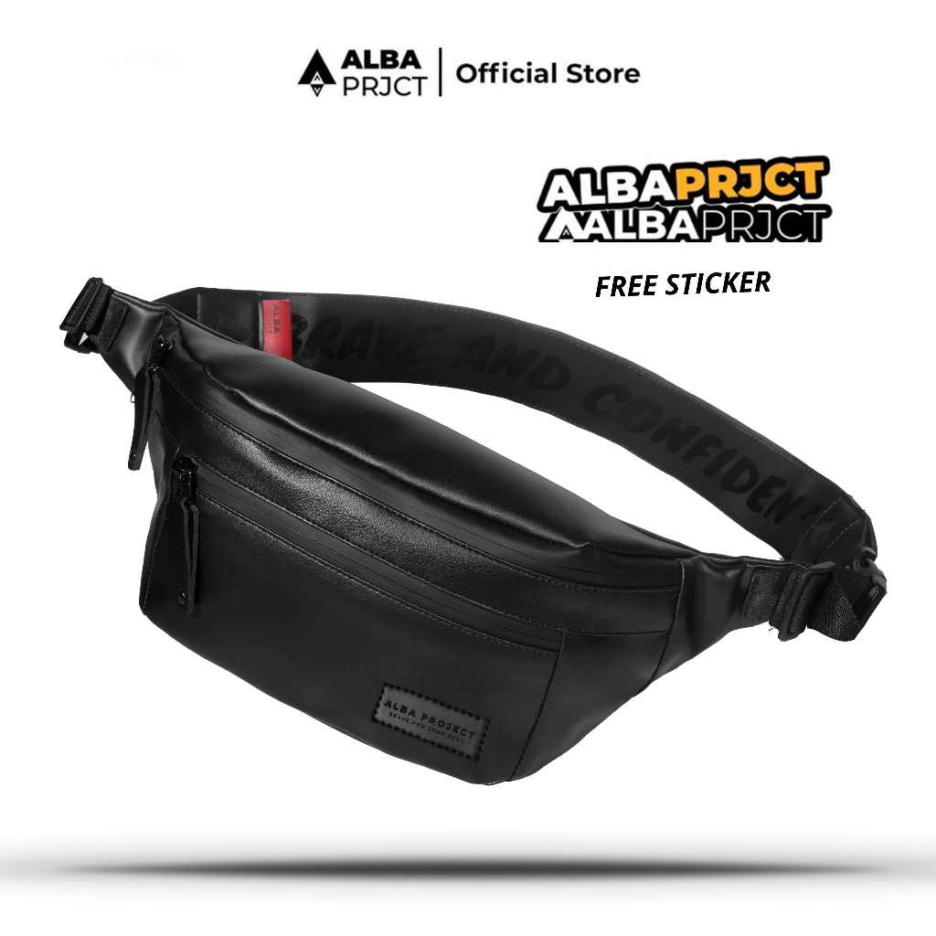 ALBA PROJECT | WAISTBAG &quot;FANO&quot; | TAS SELEMPANG PRIA | TAS PINGGANG WATERPROOF