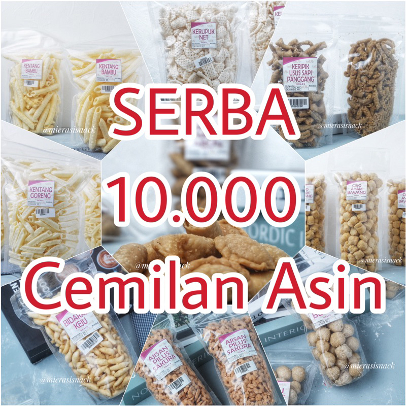 

Serba Sepuluh Ribu Cemilan Asin Part 2 | Snack Kiloan | Jajanan Tradisional | Cemilan murah