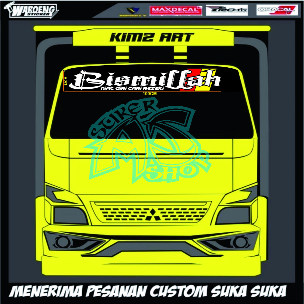 Terbaru cutting stiker kaca mobil truk pickup mobil granmab carry suzuki new carry