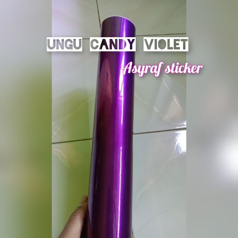 SKOTLET STIKER MOTOR WARNA UNGU CANDY VIOLET  STICKER SKOTLITE WARNA UNGU VIOLET CANDY