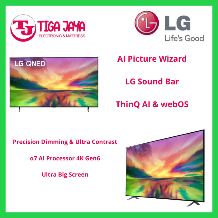 LG 65QNED80 QNED TV 65 INCH 4K UHD SMART TV 65QNED80SRA
