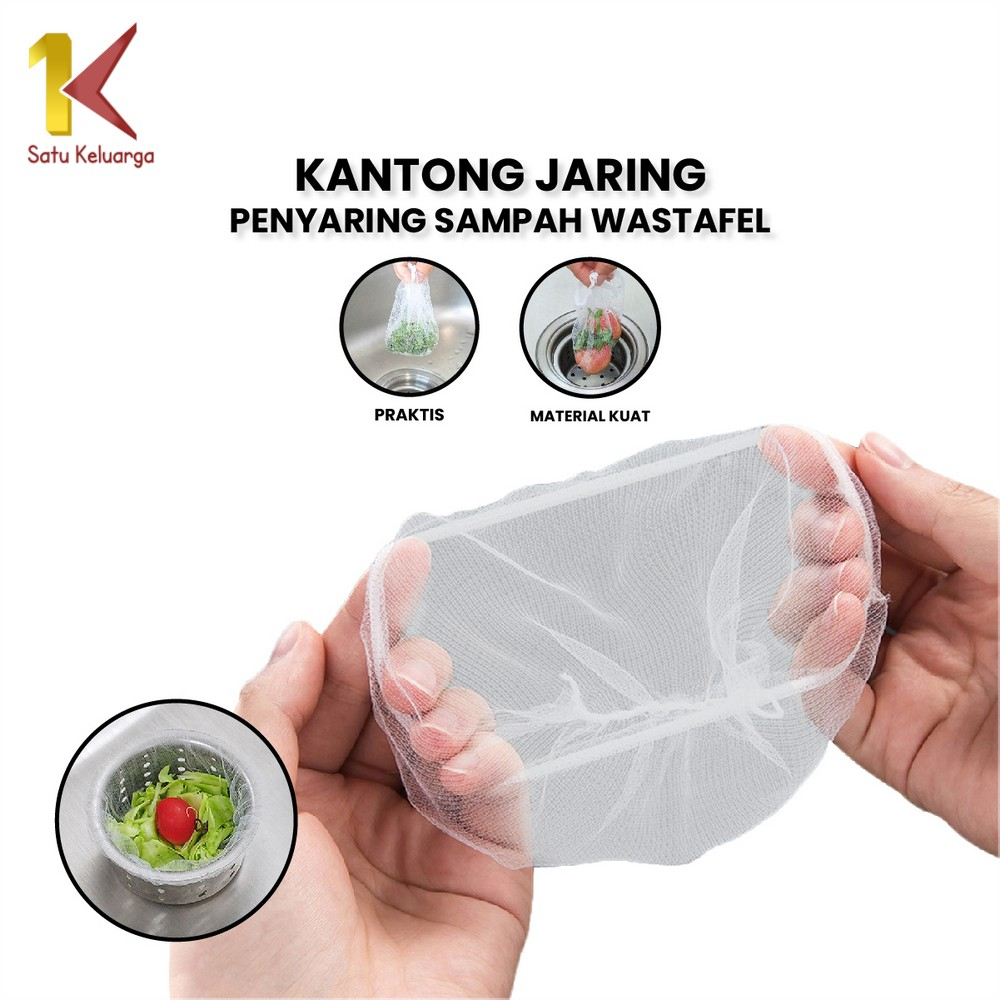 Satu Keluarga Saringan Wastafel Cuci Piring C837 Kain Jaring Jala Filter Saringan Sisa Makanan Anti 