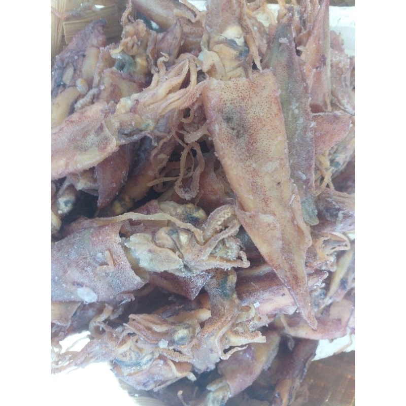 

Ikan asin/klotok/sipel cumi kering