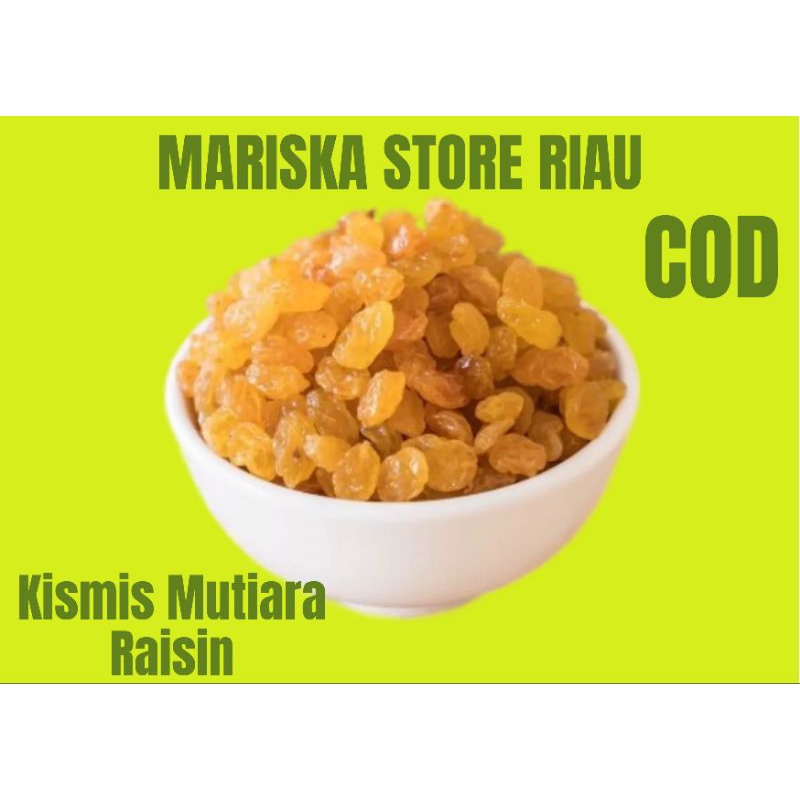 

Kismis Mutiara Manis / Golden Raisin Asam Manis 100gram